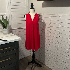 Lush Vibrant Red Mini Dress